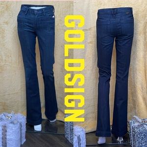 GOLDSIGN super soft jeans flare leg Cut#13313 NWOT